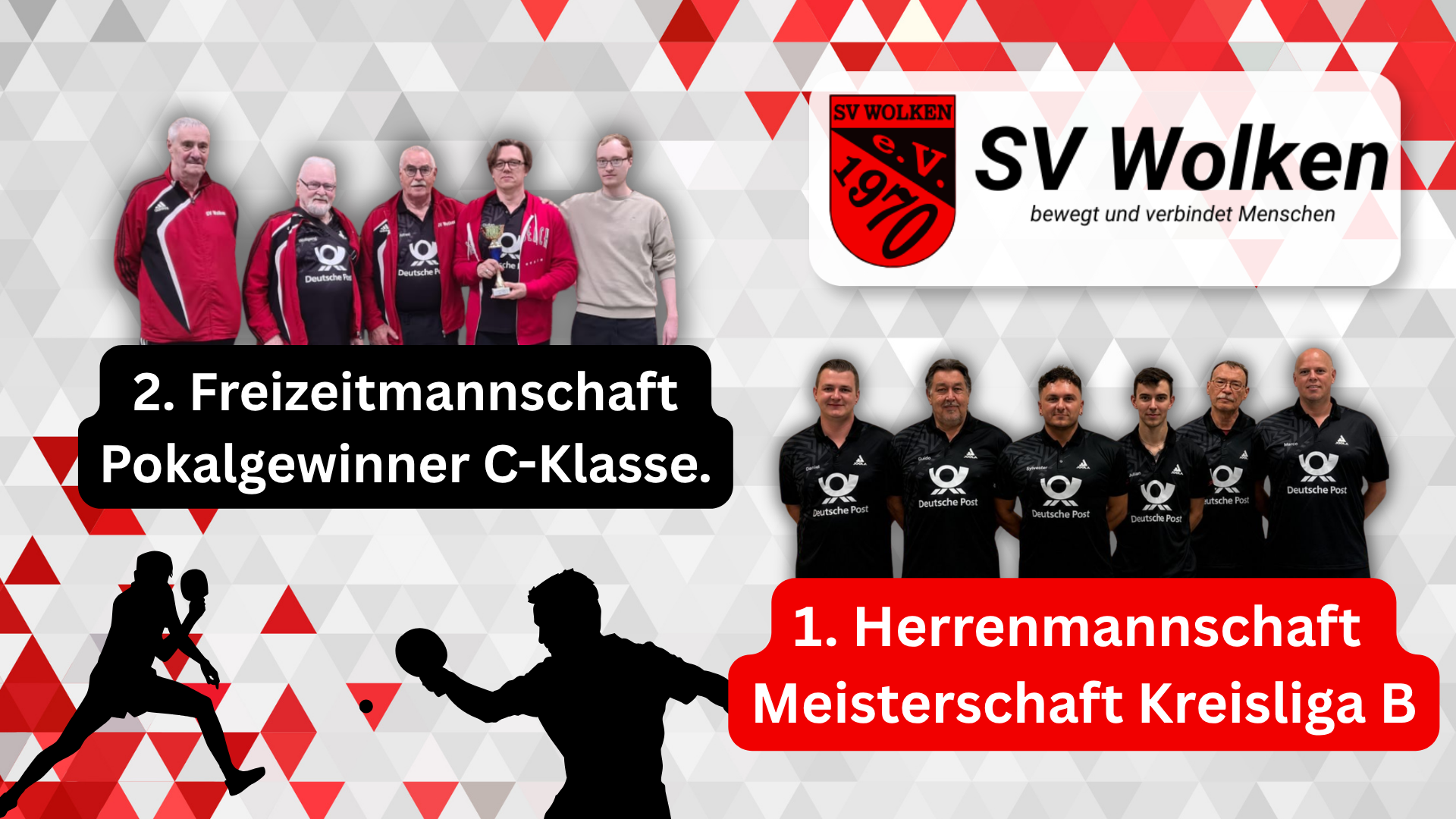 Erfolgreiche Tischtennismannschaften